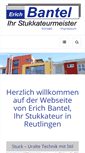 Mobile Screenshot of ihr-stukkateurmeister.com